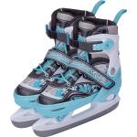 Ice Skates X Pro verstellbare Schlittschuhe für Damen & Kinder - Mint/Schwarz
