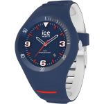 Reduzierte Blaue Ice Watch Kunststoffarmbanduhren mit Kunststoff-Uhrenglas für Herren 