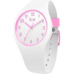 Reduzierte Weiße Ice Watch Kunststoffarmbanduhren mit Kunststoff-Uhrenglas für Herren 