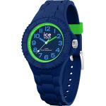 Blaue 10 Bar wasserdichte Ice Watch Kinderarmbanduhren aus Silikon mit Mineralglas-Uhrenglas mit Silikonarmband zum Schwimmen 