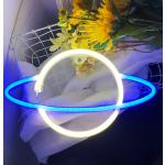 Reduzierte Gelbe Neonlicht aus Silikon 