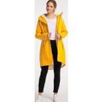 Reduzierte Gelbe Unifarbene Wasserdichte Icebound Kapuzenmäntel mit Reißverschluss mit Kapuze für Damen Größe XS 