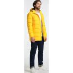 Reduzierte Gelbe Unifarbene Wasserdichte Icebound Kapuzenmäntel aus Kunstfaser mit Kapuze für Herren Größe XL für den für den Winter 