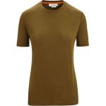 Reduzierte Olivgrüne Kurzärmelige Icebreaker T-Shirts für Damen Größe XL 