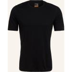 Schwarze Kurzärmelige Icebreaker Oasis T-Shirts aus Wolle für Herren Größe XL 