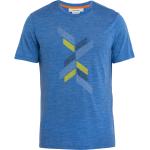 Reduzierte Blaue Icebreaker Sphere T-Shirts für Herren Größe S 