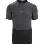 Schwarze Kurzärmelige Icebreaker T-Shirts aus Mesh für Herren Größe M 