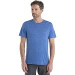 Blaue Icebreaker Sphere T-Shirts aus Jersey für Herren Größe XXL 