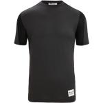 Schwarze Kurzärmelige Icebreaker T-Shirts aus Jersey für Herren Größe L 