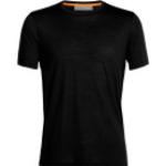 Schwarze Icebreaker Sphere T-Shirts für Herren Größe M 