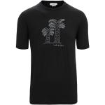 Schwarze Kurzärmelige Icebreaker Tech T-Shirts für Herren Größe S 