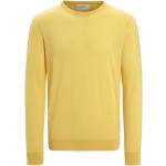 Gelbe Langärmelige Icebreaker Herrensweatshirts aus Wolle Größe L 