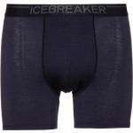 Marineblaue Icebreaker Anatomica Herrenboxershorts Größe S 