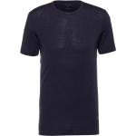 Marineblaue Kurzärmelige T-Shirts aus Nylon für Herren Größe M 