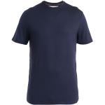 Reduzierte Blaue Langärmelige Icebreaker Tech T-Shirts aus Wolle für Herren Größe XL 