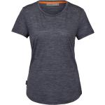 Marineblaue Kurzärmelige Icebreaker Sphere T-Shirts für Damen Größe XL für den für den Sommer 