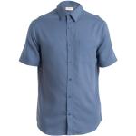Blaue Icebreaker Outdoor-Hemden für Herren Größe L 