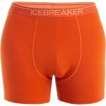 Rote Icebreaker Anatomica Herrenboxershorts Größe S für den für den Sommer 