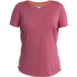 Pinke Icebreaker Sphere T-Shirts aus Jersey für Damen Größe S 