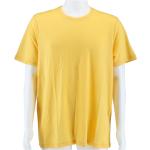 Reduzierte Gelbe Kurzärmelige Icebreaker Tech T-Shirts aus Wolle für Herren Größe L 