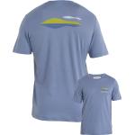 Icebreaker - Vielseitiges, technisches T-Shirt - Men Merino 150 Tech Lite II SS Tee Aotearoa Kyanite für Herren aus Wolle - Größe M - Blau