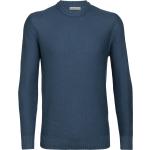 Blaue Business Icebreaker Herrensweatshirts aus Wolle Größe XL für den für den Winter 