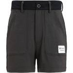 Schwarze Icebreaker Chino-Shorts mit Reißverschluss aus Baumwolle für Damen Größe L 