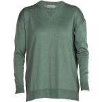 Grüne Icebreaker Damensweatshirts mit Reißverschluss Größe M 