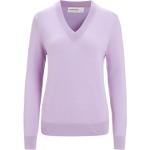 Icebreaker Women Merino Wilcox LS V Sweater Purple Gaze (Auslaufware) (M)