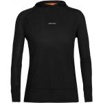 Icebreaker Women's Cool-Lite™ Merino Long Sleeve Hoodie (0A56EX) black