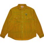 Reduzierte Gelbe Casual ICECREAM Button Down Kragen Hemden mit Button-Down-Kragen mit Eismotiv aus Baumwolle für Herren Größe L 