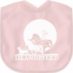 Rosa Motiv Lätzchen für Babys mit Pferdemotiv aus Baumwolle für Babys 