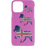 Pinke Motiv iPhone 12 Hüllen mit Pferdemotiv aus Kunststoff 