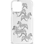 Weiße Motiv Shirtee iPhone 12 Hüllen mit Pferdemotiv aus Kunststoff 