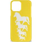 Gelbe Shirtee iPhone 12 Hüllen mit Pferdemotiv aus Kunststoff 