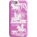 Pinke Motiv iPhone 8 Plus Hüllen mit Pferdemotiv aus Kunststoff 