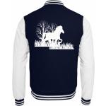 Motiv College-Jacken mit Pferdemotiv aus Baumwolle für Herren Größe XXL 