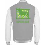 Graue Motiv College-Jacken & Baseball-Jacken mit Pferdemotiv aus Baumwolle für Damen Größe XS 