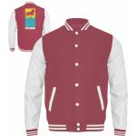 Motiv College Jacken für Kinder & Baseball Jacken für Kinder mit Pferdemotiv aus Baumwolle Größe 164 