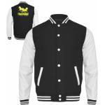 Motiv College Jacken für Kinder & Baseball Jacken für Kinder mit Pferdemotiv aus Baumwolle Größe 122 