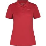 Reduzierte Rote Icepeak Damenpoloshirts & Damenpolohemden aus Polyester Größe L für den für den Sommer 