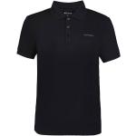 Schwarze Icepeak Herrenpoloshirts & Herrenpolohemden mit Knopf Größe L für den für den Sommer 
