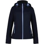 ICEPEAK Boise Softshelljacke | Übergangsjacke für Damen leicht Wasserabweisend, Farbe:Dunkelblau, Größe:48