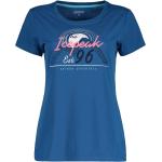 Reduzierte Blaue Icepeak T-Shirts für Damen Größe L 