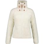 Weiße Icepeak Teddyjacken & Teddy-Fleecejacken aus Polyester für Damen Größe XL für den für den Herbst 