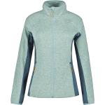 Blaue Atmungsaktive Icepeak Zip Hoodies & Sweatjacken mit Reißverschluss aus Fleece für Damen Größe L für den für den Winter 