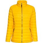 Gelbe Gesteppte Sportliche Icepeak Winterjacken für Damen Größe M 
