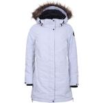 Reduzierte Weiße Icepeak Winterjacken aus Polyester mit Kapuze für Damen Größe XS 