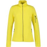 Reduzierte Gelbe Atmungsaktive Icepeak Damenjacken mit Reißverschluss aus Polyester Größe L für den für den Herbst 