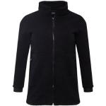 Schwarze Unifarbene Icepeak Herbstjacken aus Fleece für Damen Größe XL 